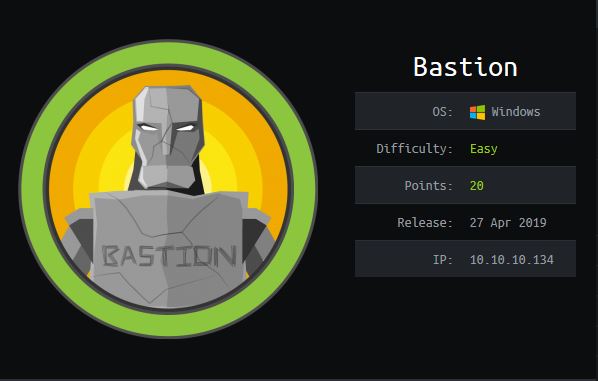 Bastion-Hack The Box