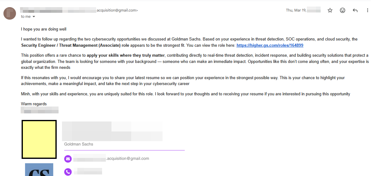 Phishing Email