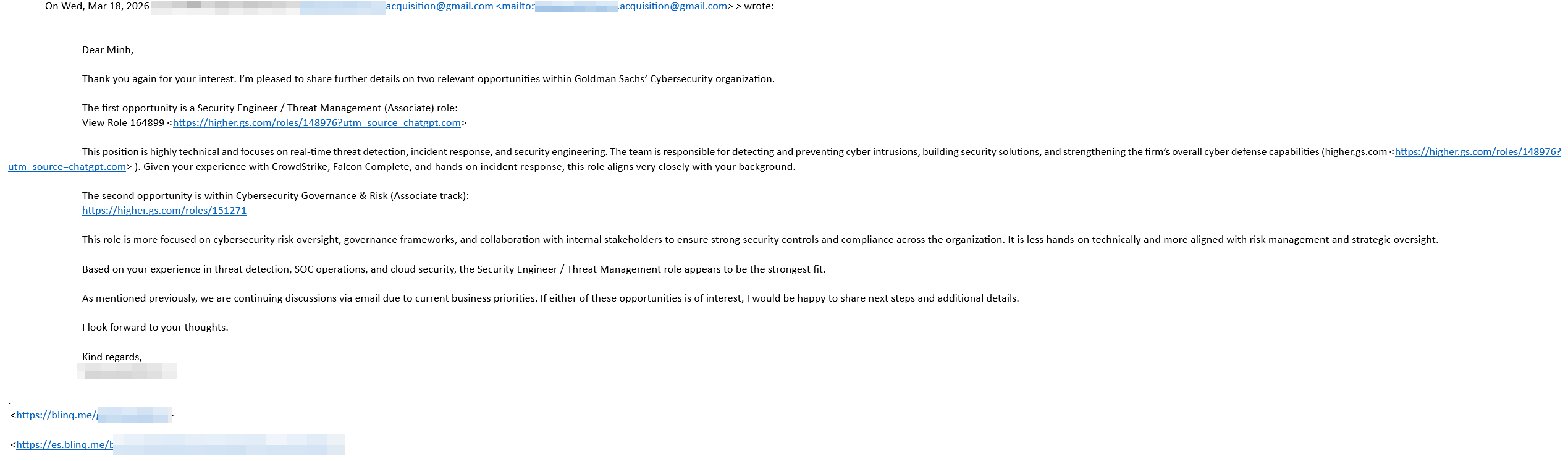 Phishing Email