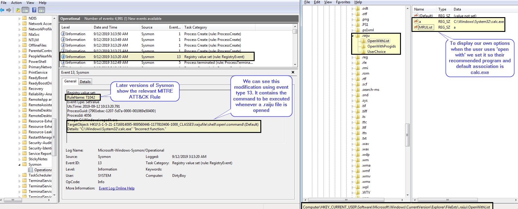 T1042 - Change Default File Association