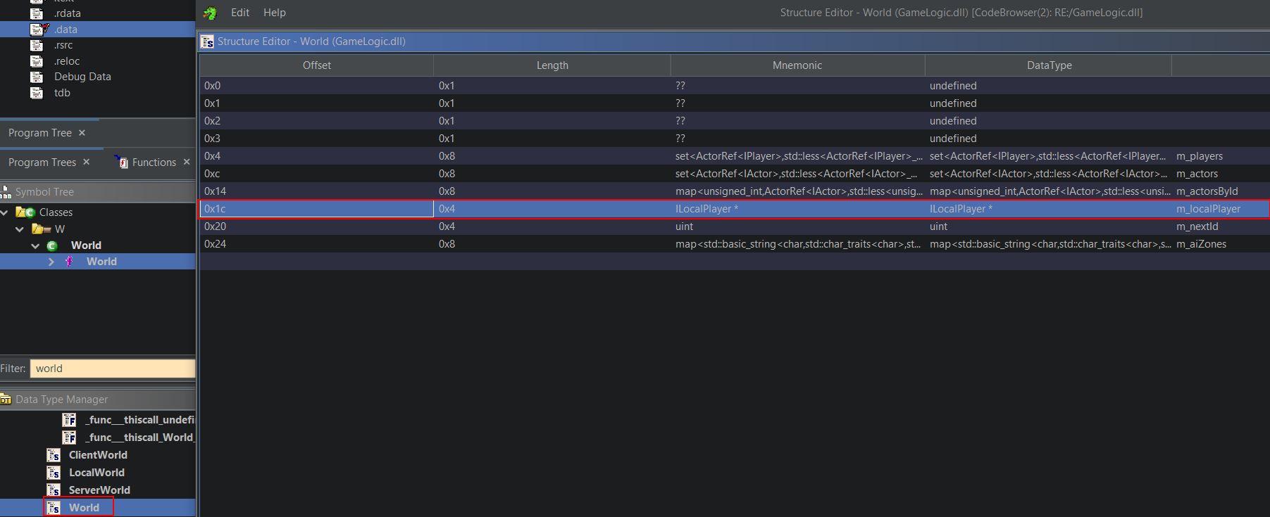 Finding Player and Camera Position for Fly Hack - Pwn Adventure 3