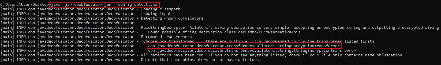 Detect Obfuscator Used